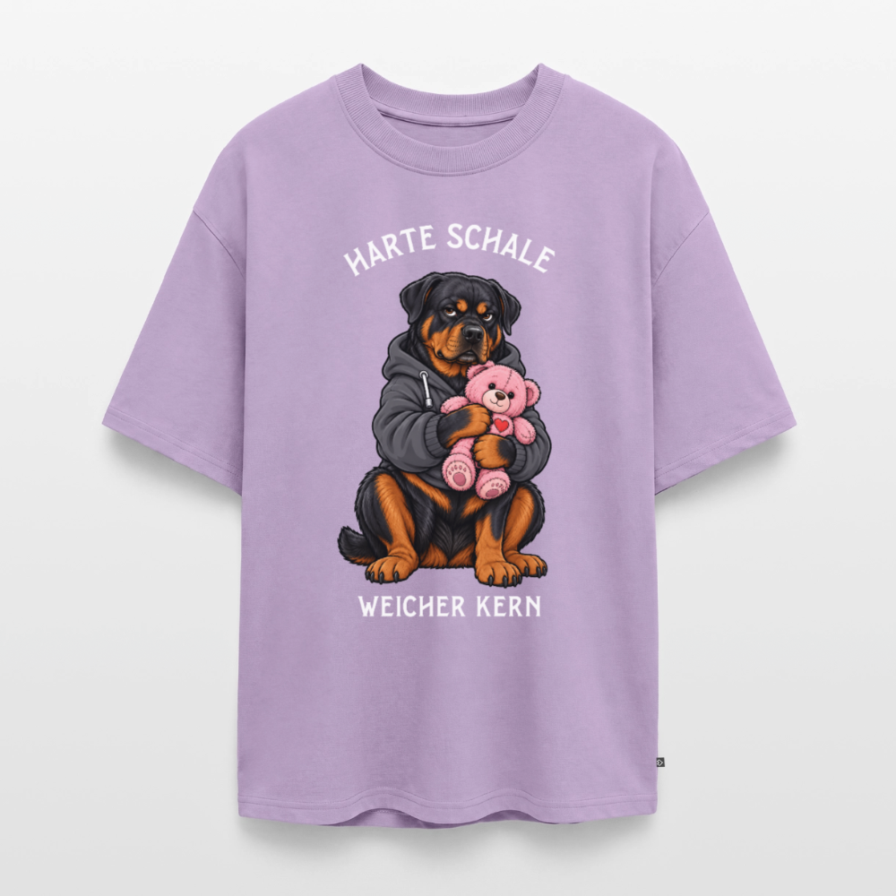 Harte Schale Unisex Premium Oversized Organic T-Shirt - Lavendel
