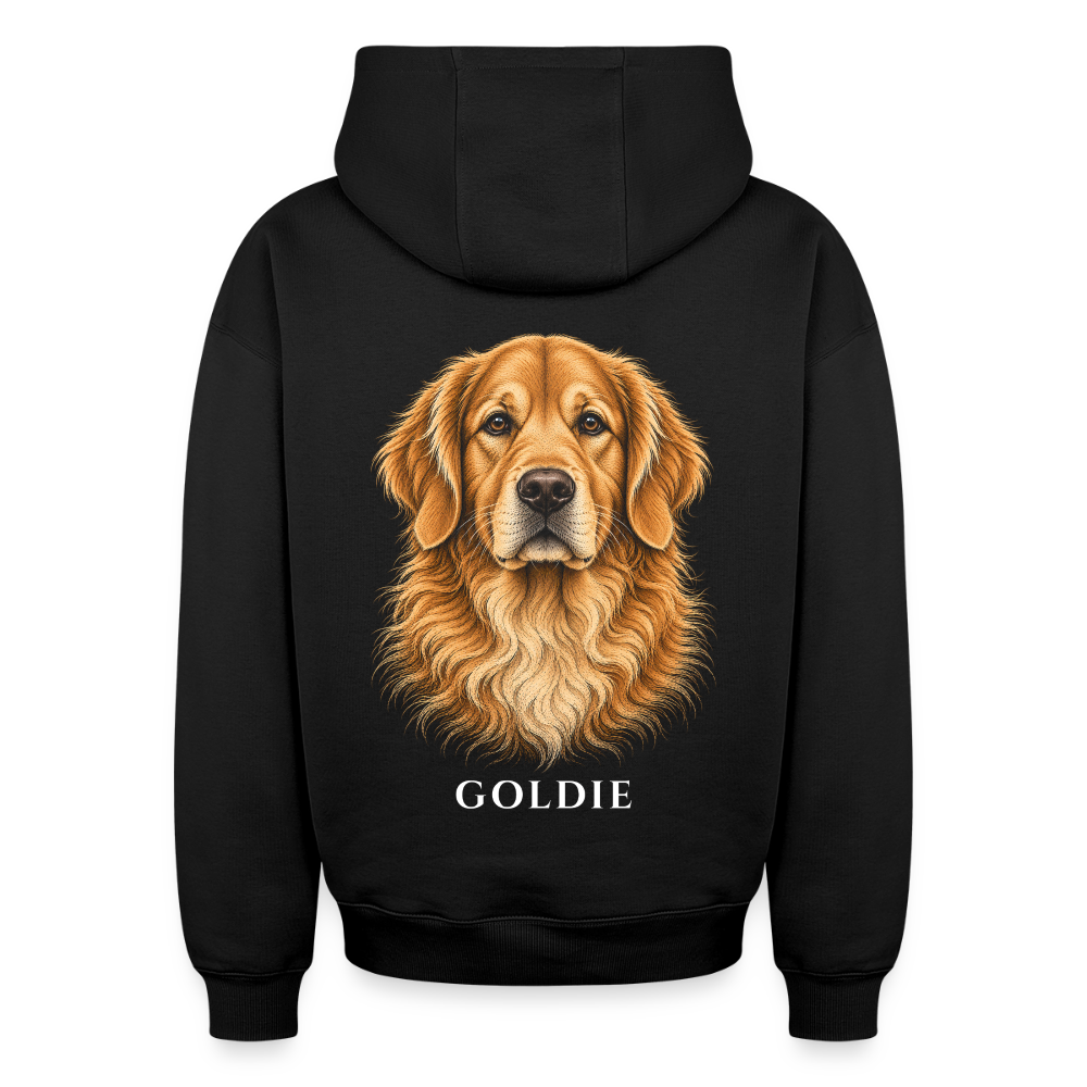 Goldie Oversized Heavyweight Hoodie - Schwarz