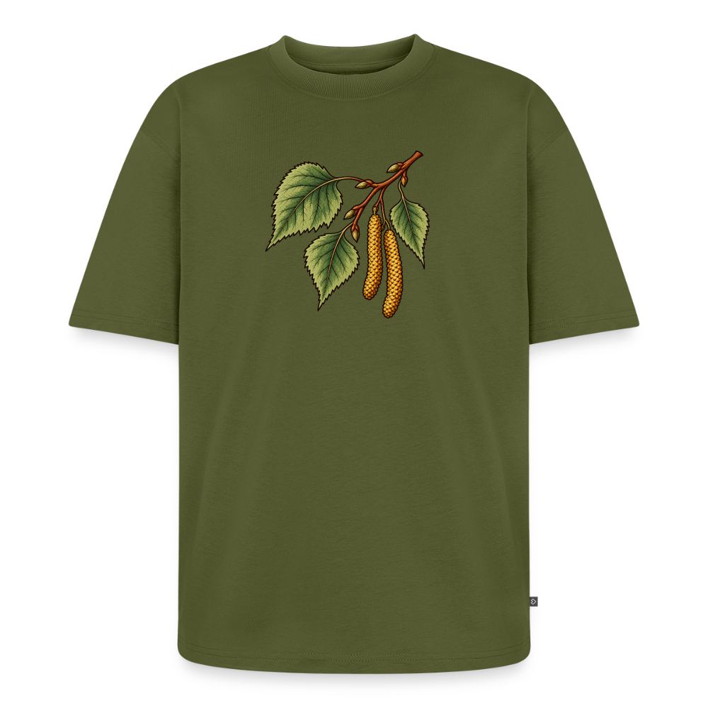Birkenzweig Premium Oversized Bio T-Shirt - Khaki
