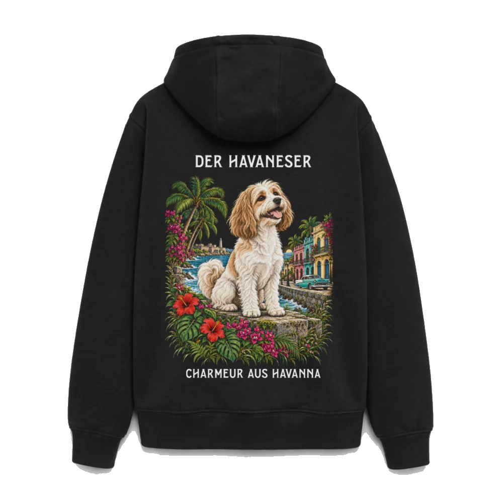Havaneser oversized Heavyweight Hoodie - Schwarz – Böse Jungs