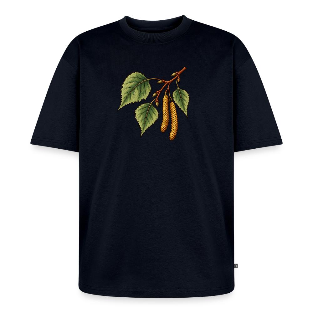 Birkenzweig Premium Oversized Bio T-Shirt - Navy