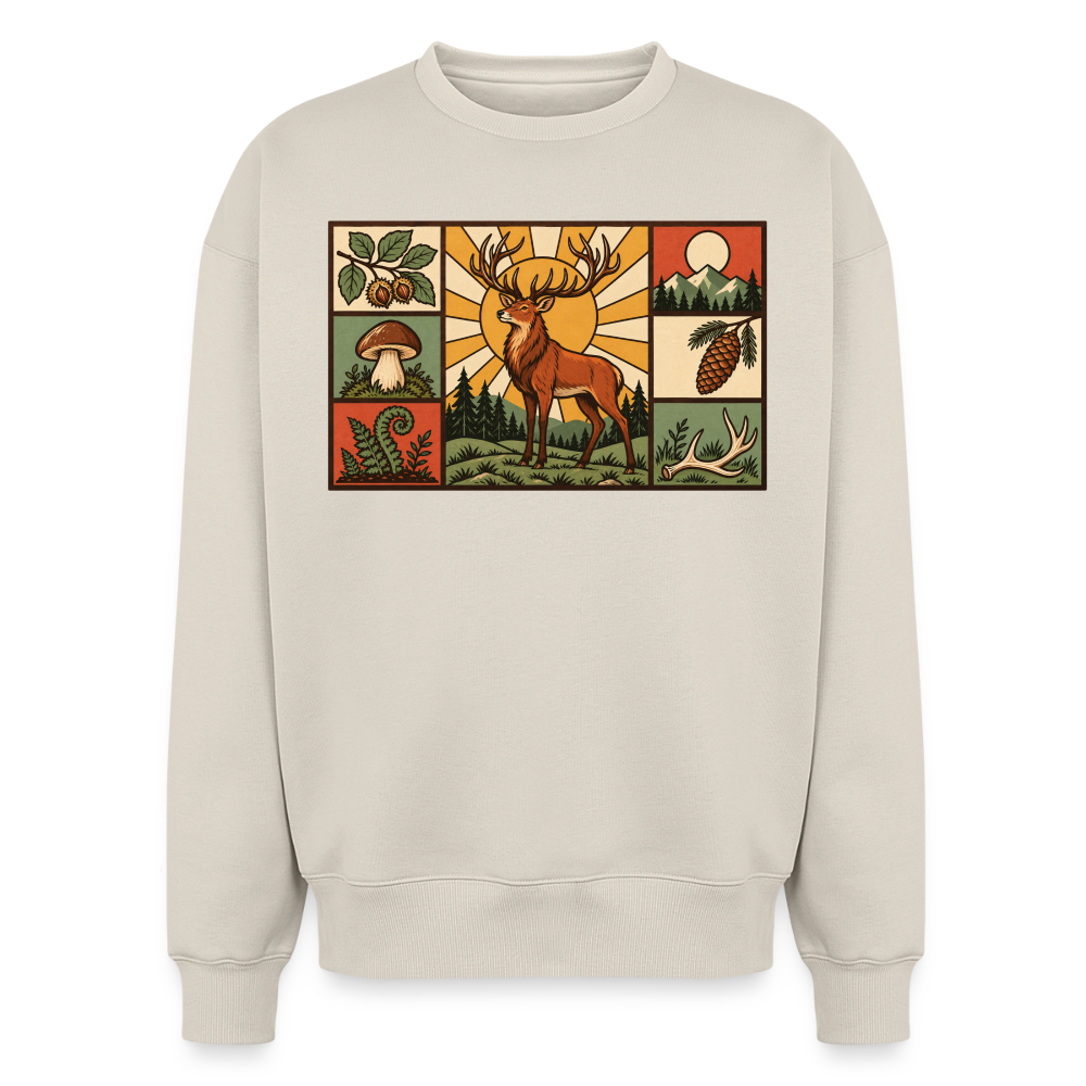 Wald Hirsch Oversized Heavyweight Sweater - Beige