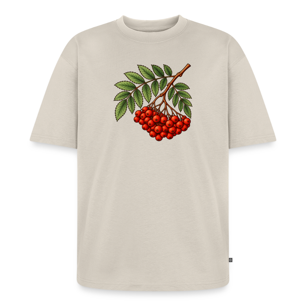 Eberesche Premium Oversized Bio T-Shirt - Beige