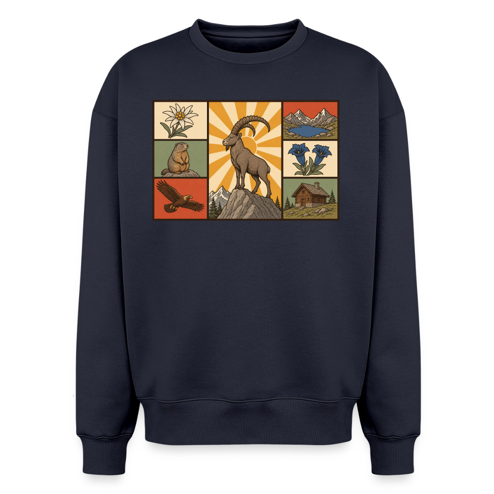 Steinbock Oversized Heavyweight Sweater - Navy