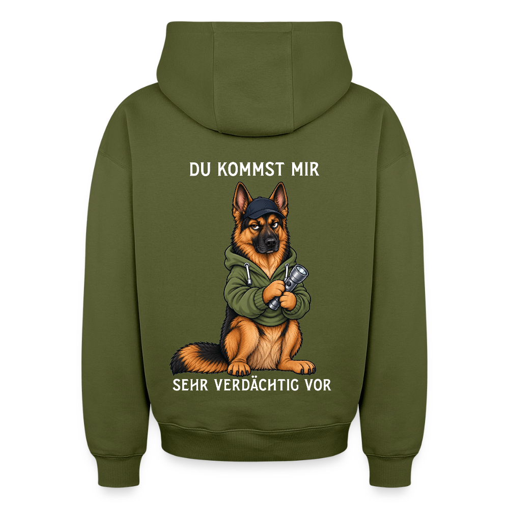 Verdächtig Oversized Heavyweight Hoodie - Khaki