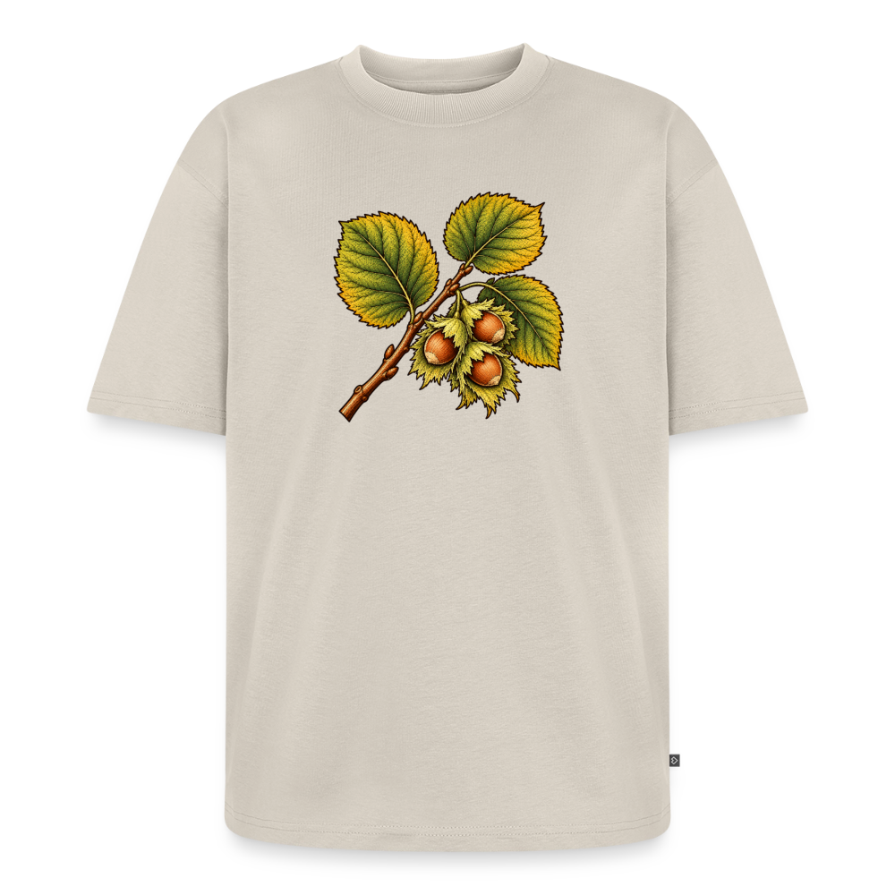 Haselzweig Premium Oversized Bio T-Shirt - Beige