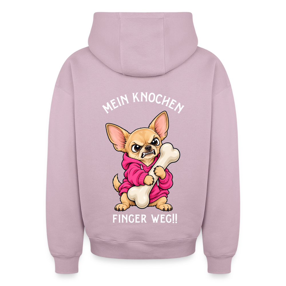 Mein Knochen Oversized Heavyweight Hoodie - Altrosa