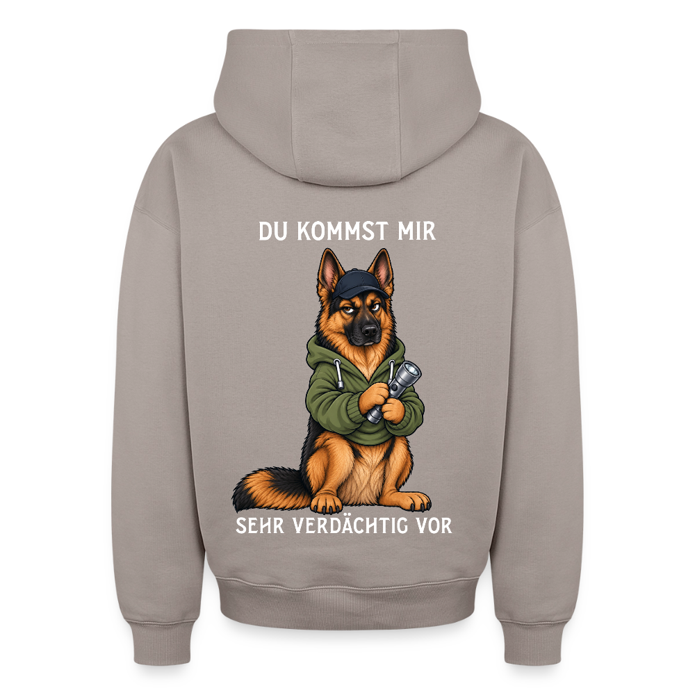 Verdächtig Oversized Heavyweight Hoodie - Taupe