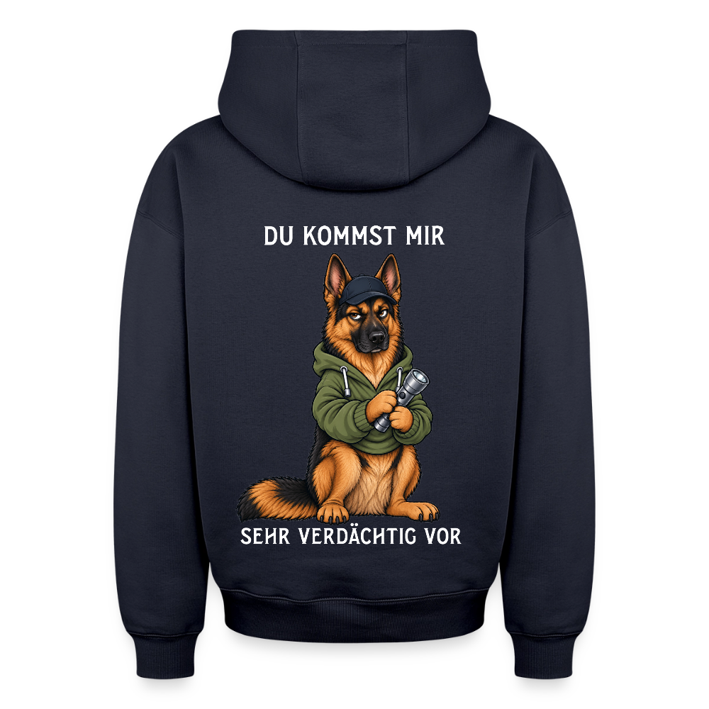 Verdächtig Oversized Heavyweight Hoodie - Navy