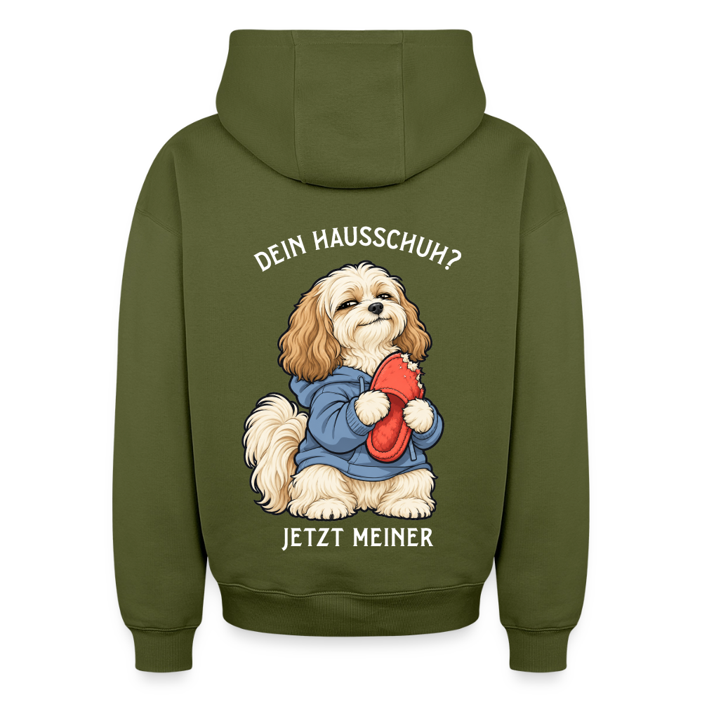 Dein Hausschuh?Oversized Heavyweight Hoodie - Khaki