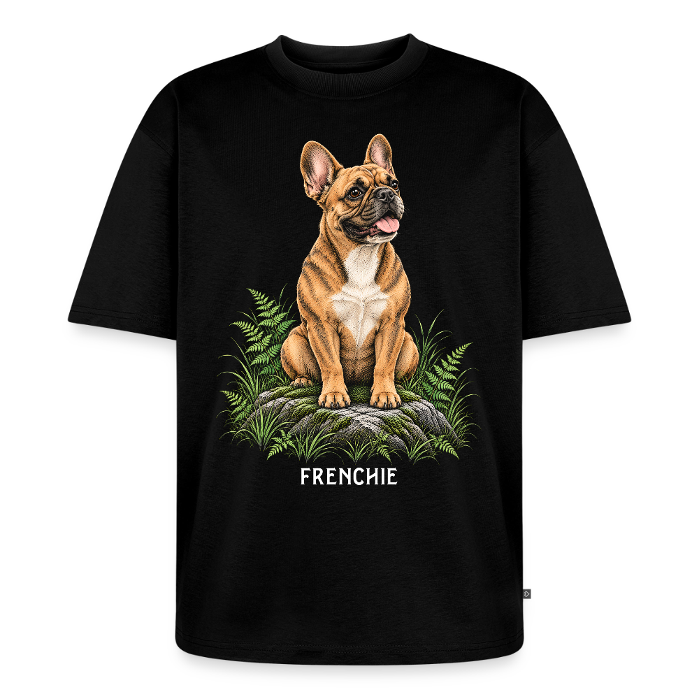Frenchie Premium Oversized Organic T-Shirt - Schwarz