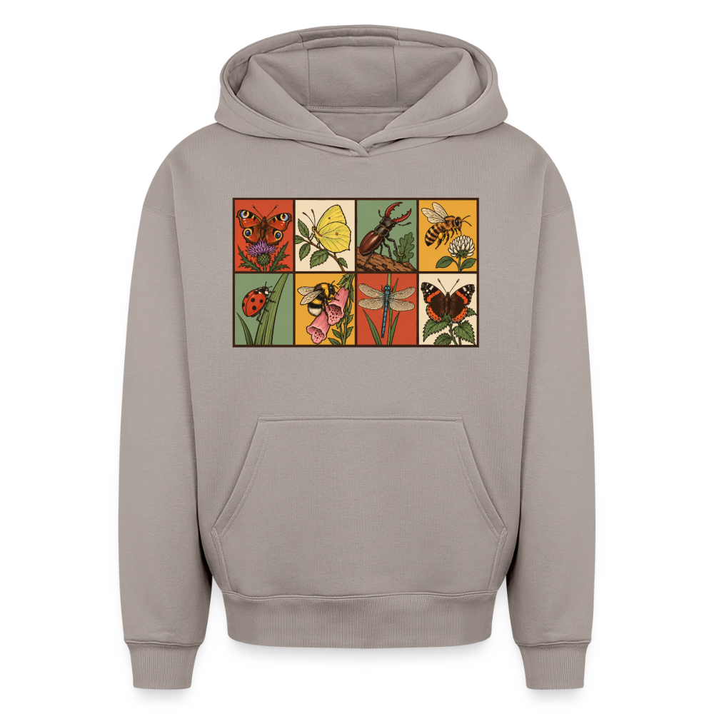 Insekten Oversized Heavyweight Hoodie - Taupe