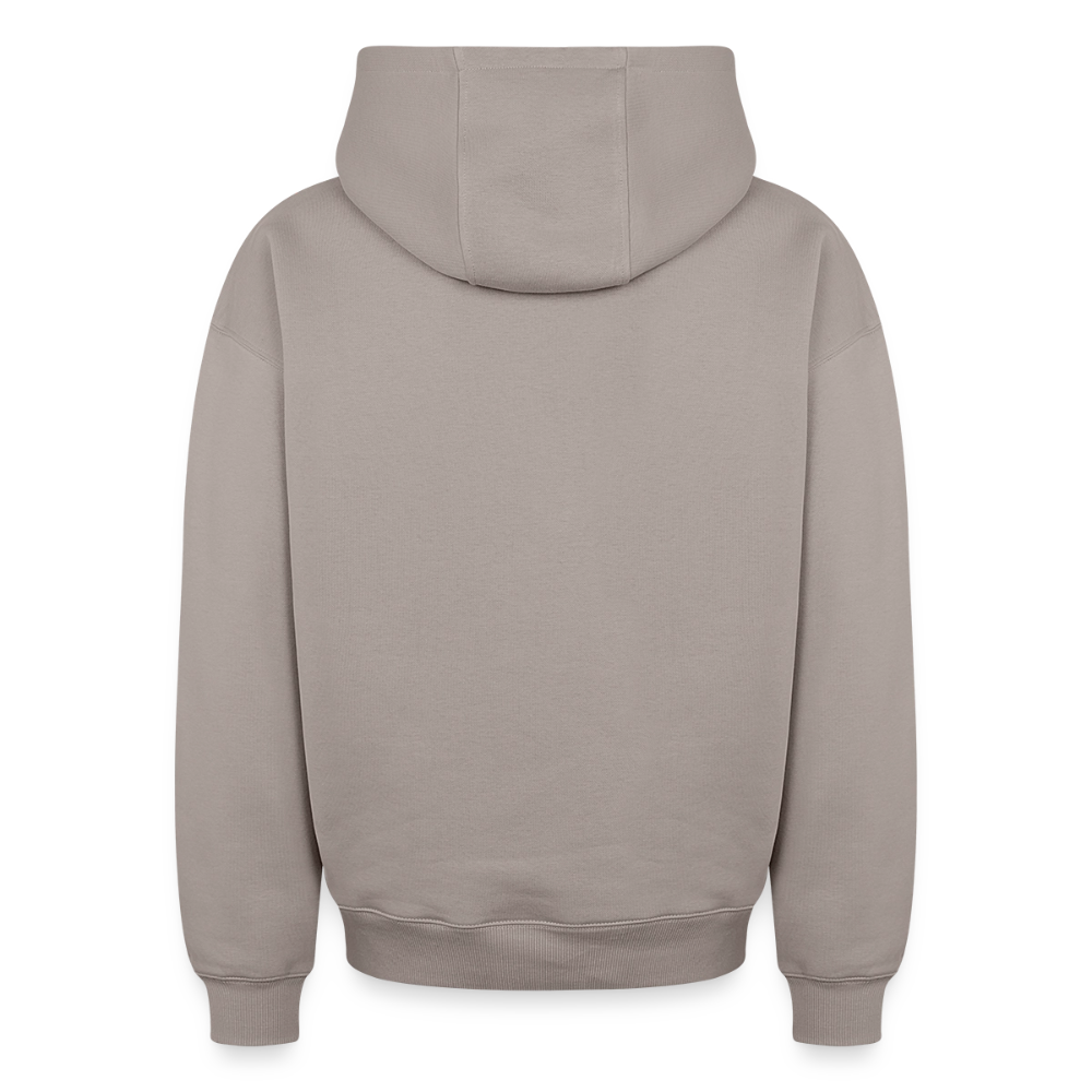 Wald Eule Oversized Heavyweight Hoodie - Taupe