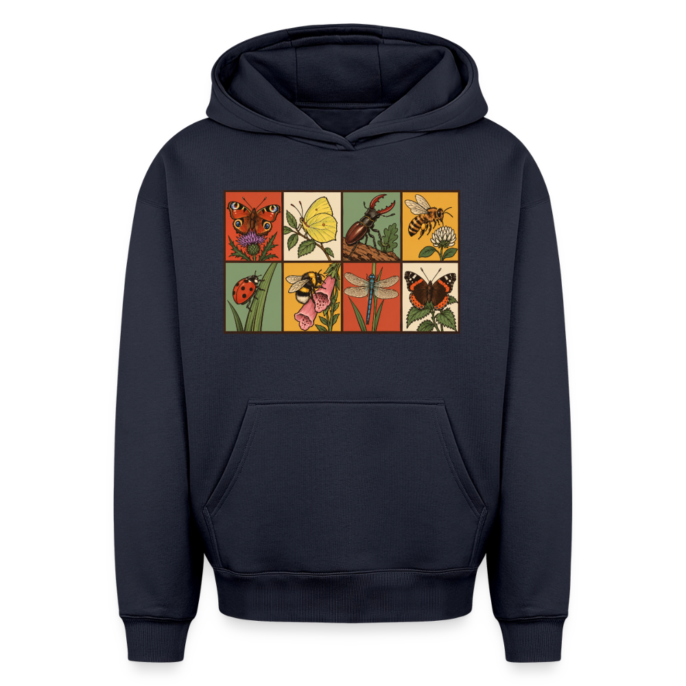 Insekten Oversized Heavyweight Hoodie - Navy