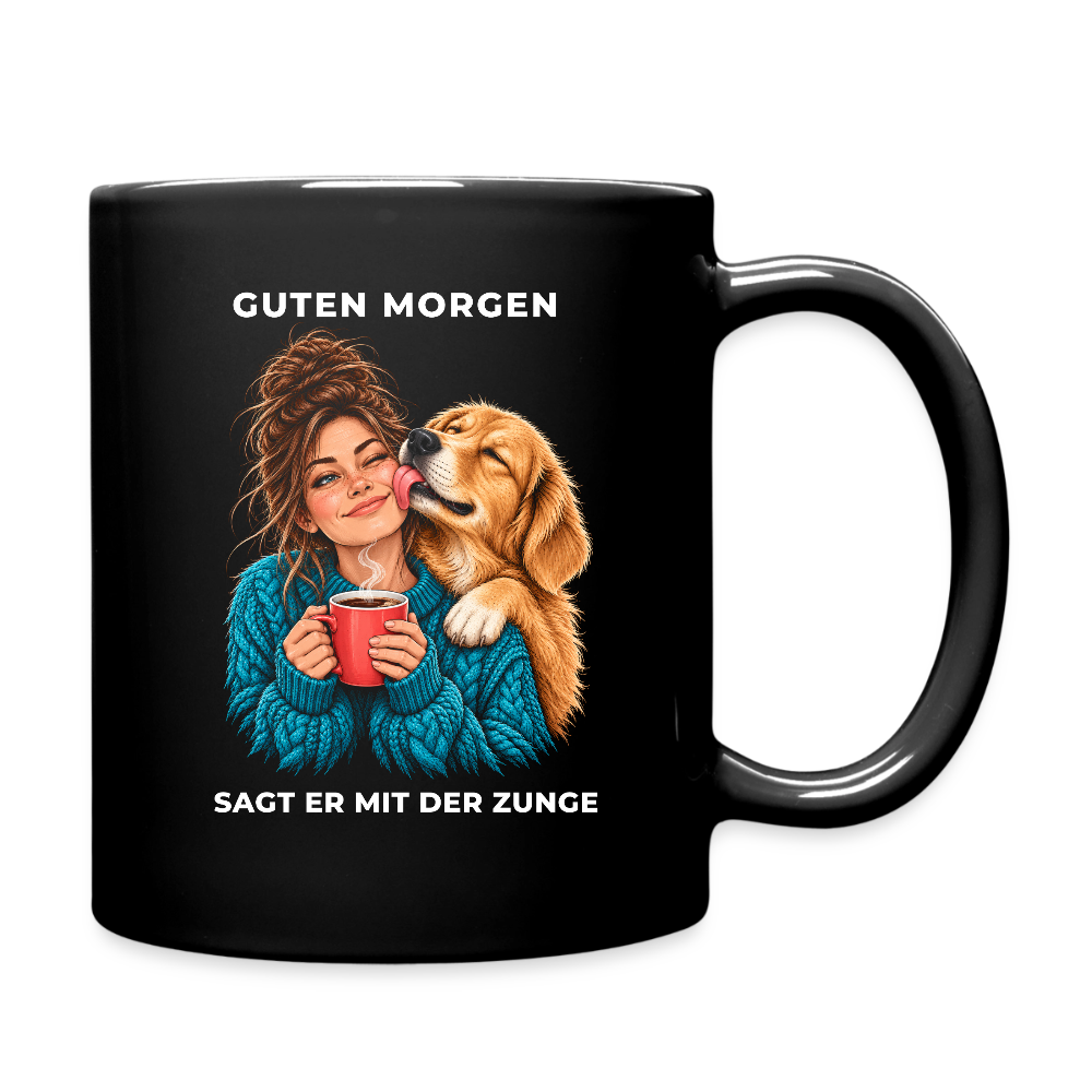 Guten Morgen Tasse  325 mL - Schwarz