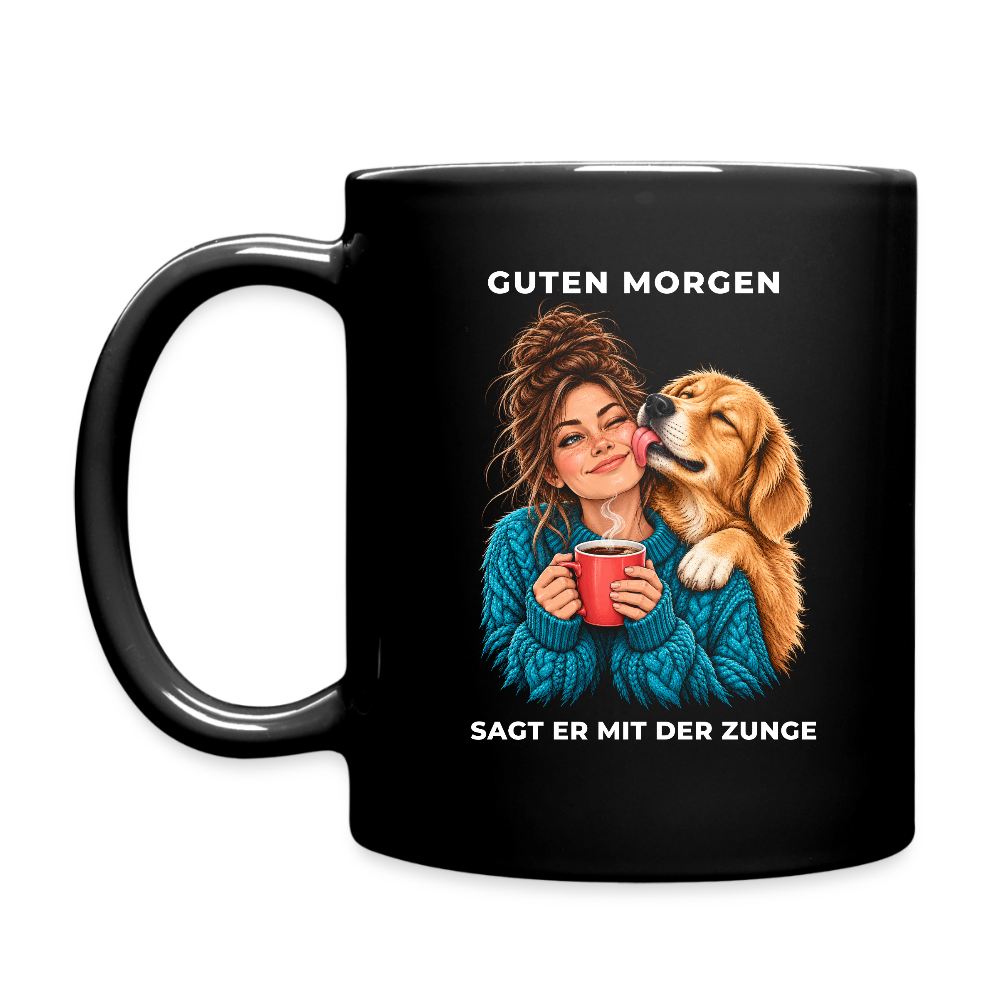 Guten Morgen Tasse  325 mL - Schwarz