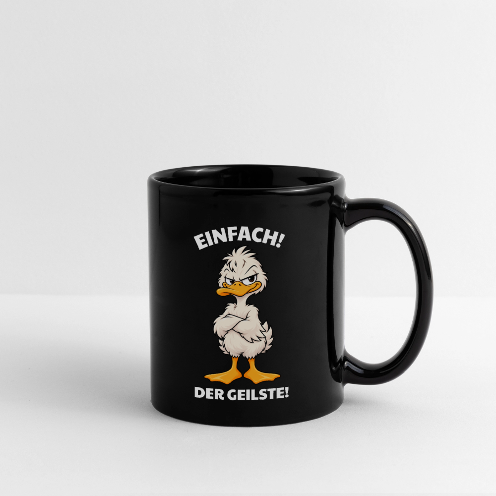 Der Geilste Tasse einfarbig - Schwarz