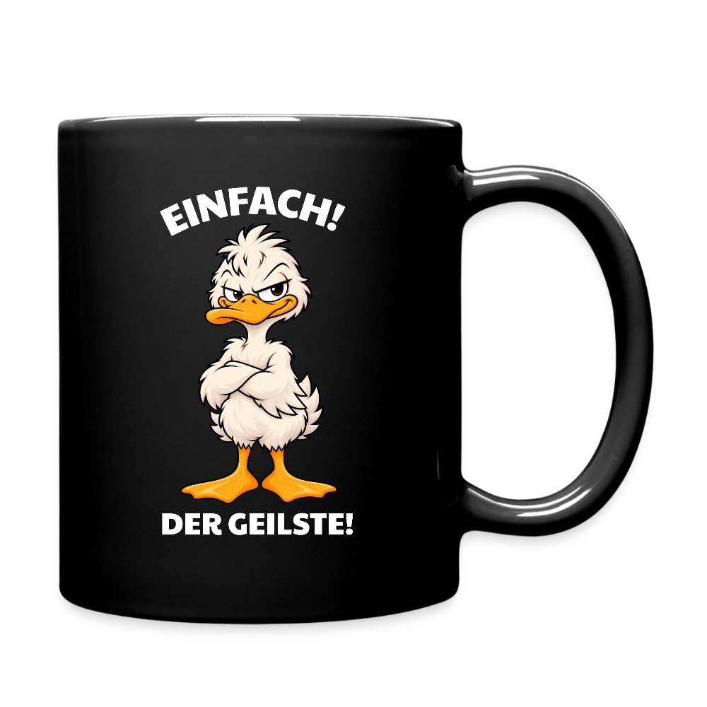 Der Geilste Tasse einfarbig - Schwarz – Böse Jungs