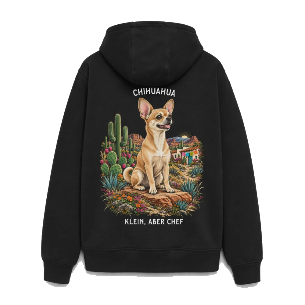 CHIHUAHUA Oversized Heavyweight Hoodie - Schwarz – Böse Jungs