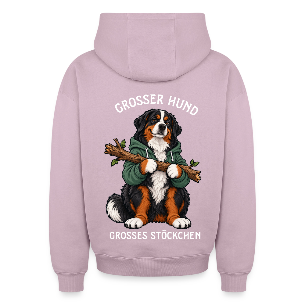 Grosser Hund Oversized Heavyweight Hoodie - Altrosa