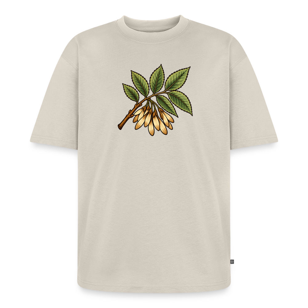 Echenblatt Premium Oversized Bio T-Shirt - Beige