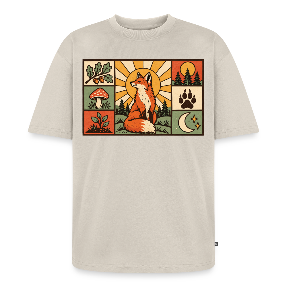 Waldfuchs Premium Oversized Bio T-Shirt - Beige