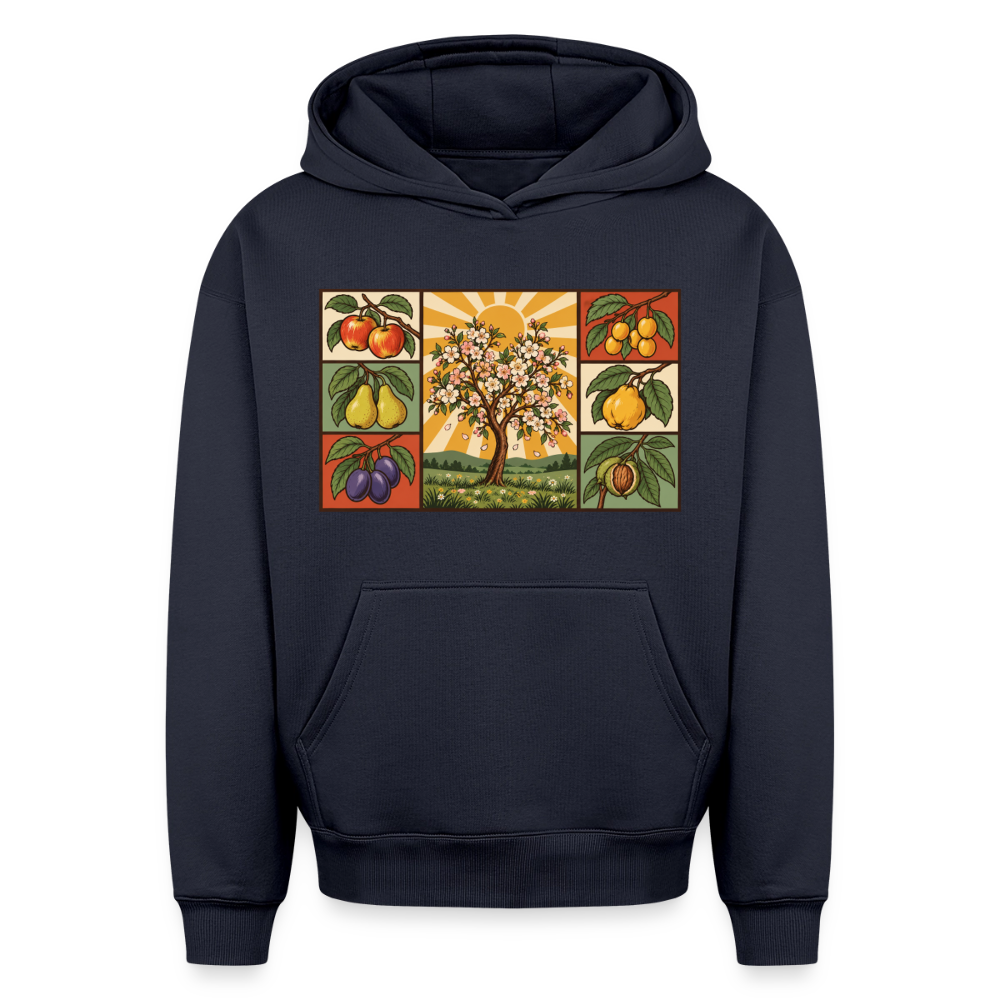 STreuobswiese Oversized Heavyweight Hoodie - Navy