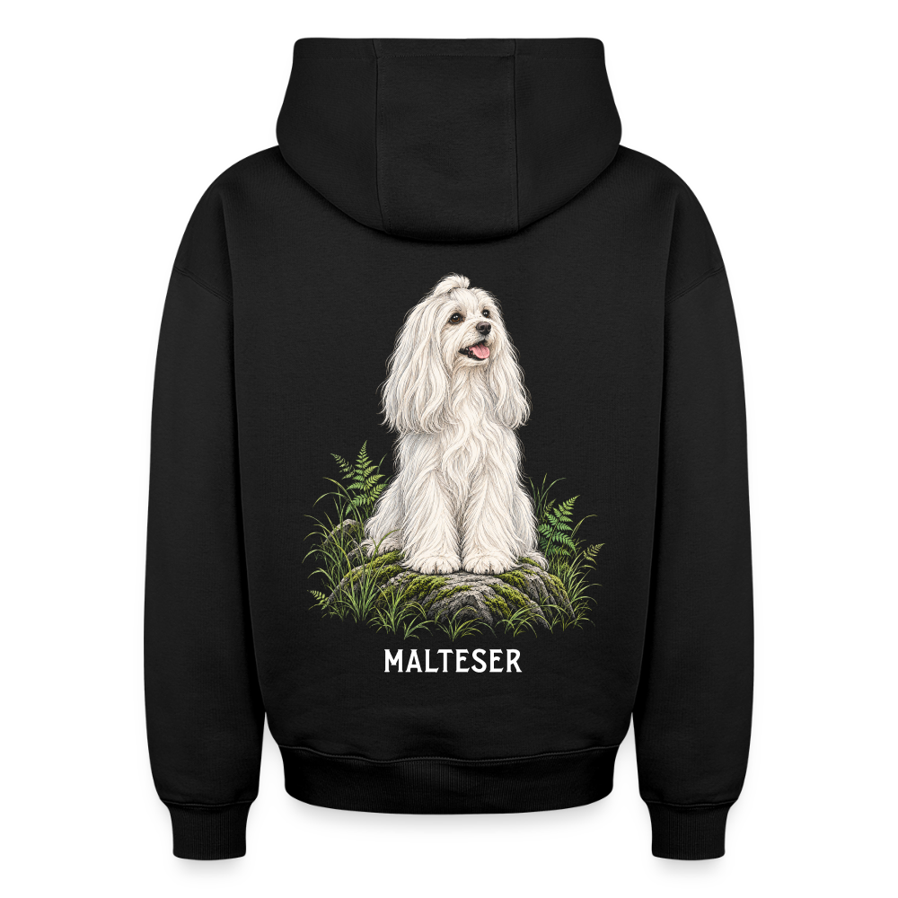Malteser  Oversized Heavyweight Hoodie - Schwarz