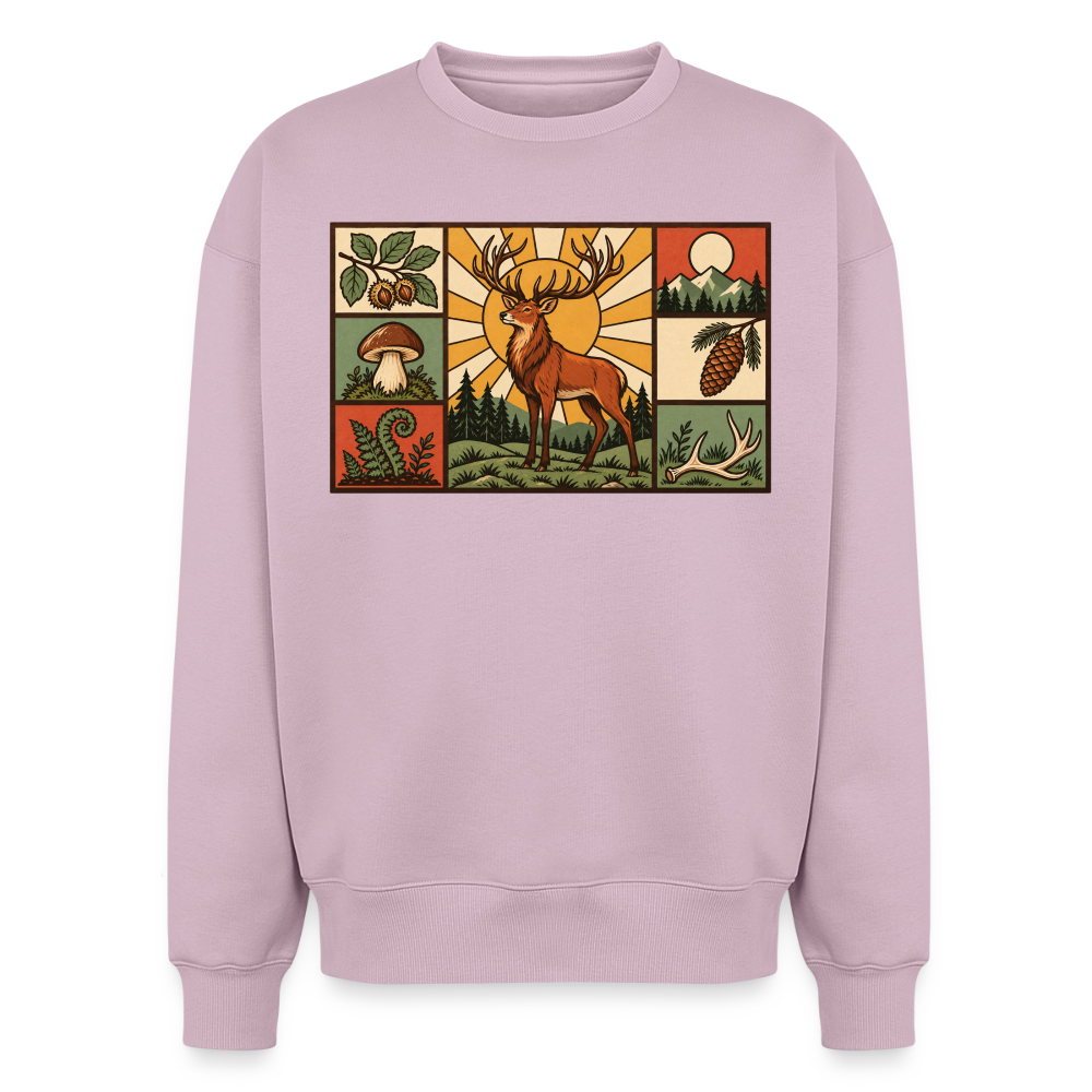 Wald Hirsch  Oversized Heavyweight Sweater - Altrosa
