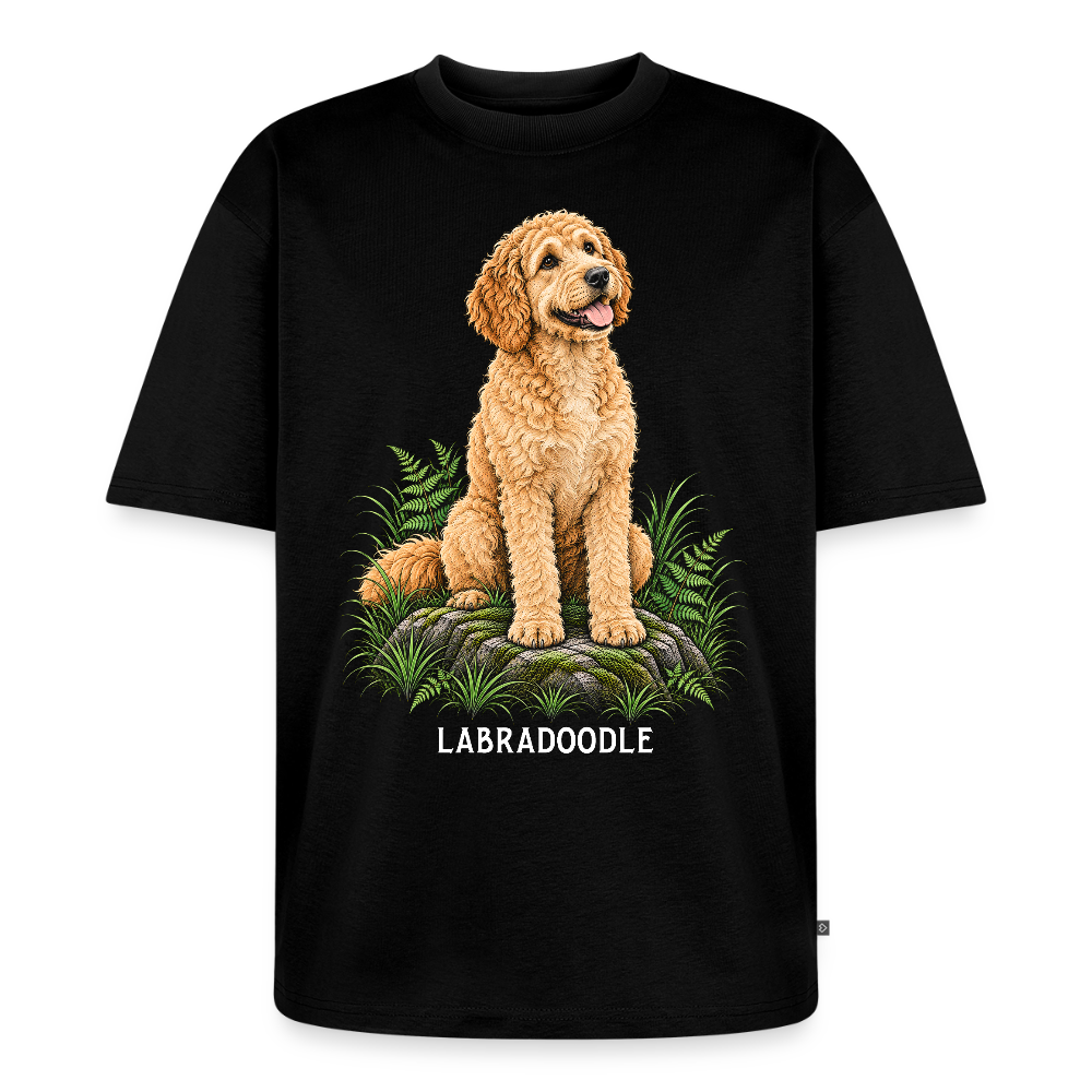 Labradoodle Unisex Premium Oversized Organic T-Shirt - Schwarz